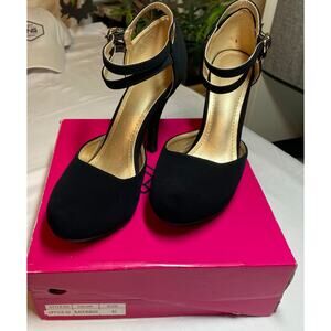 Dream Pairs Black Heels Women’s Size 8.5 – 4" Classic Dress heels